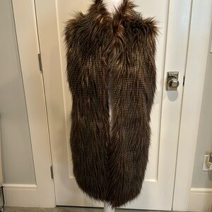 Rxb brown fur vest